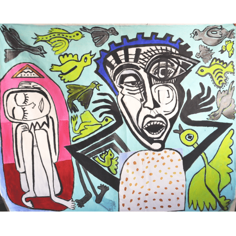 Furry Acrylics on canvas. 230x190cm